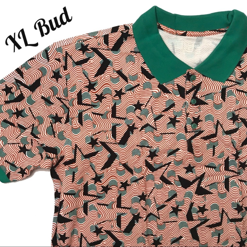 LuLaRoe Bud Polo, Men’s XL